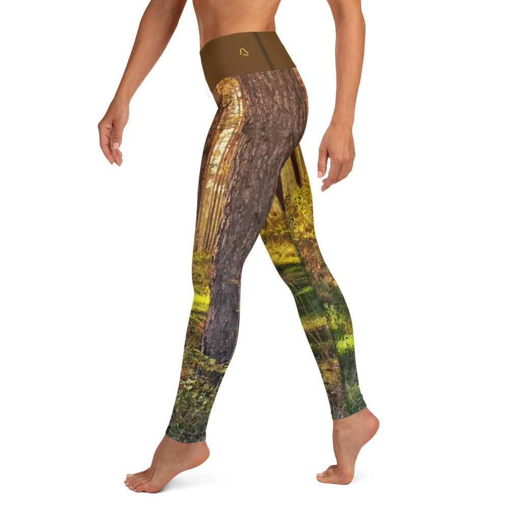 If a Tree Falls in the Forest Yoga Leggings