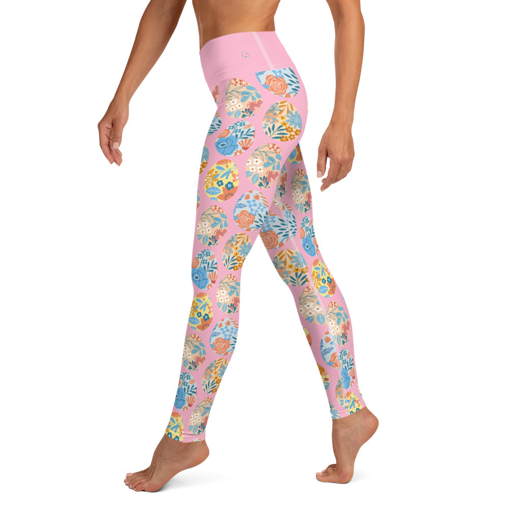 Easter Eggs Yoga Leggings