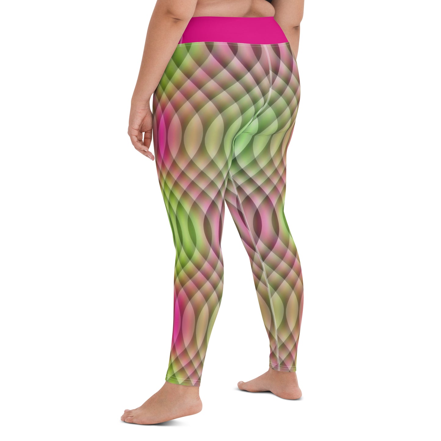 Watermelon Kaleidoscope Yoga Leggings