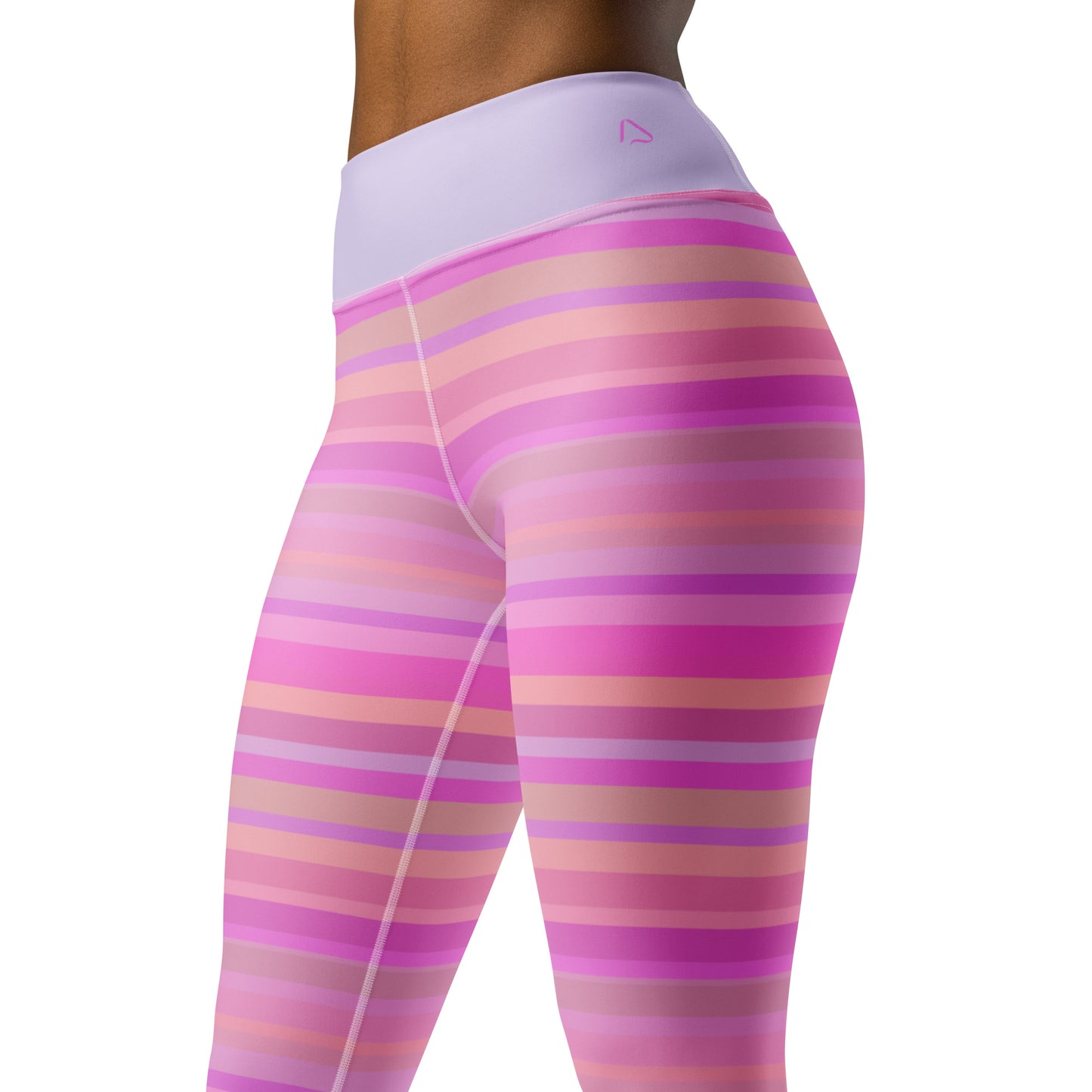 Pastel Pinstripes Yoga Leggings