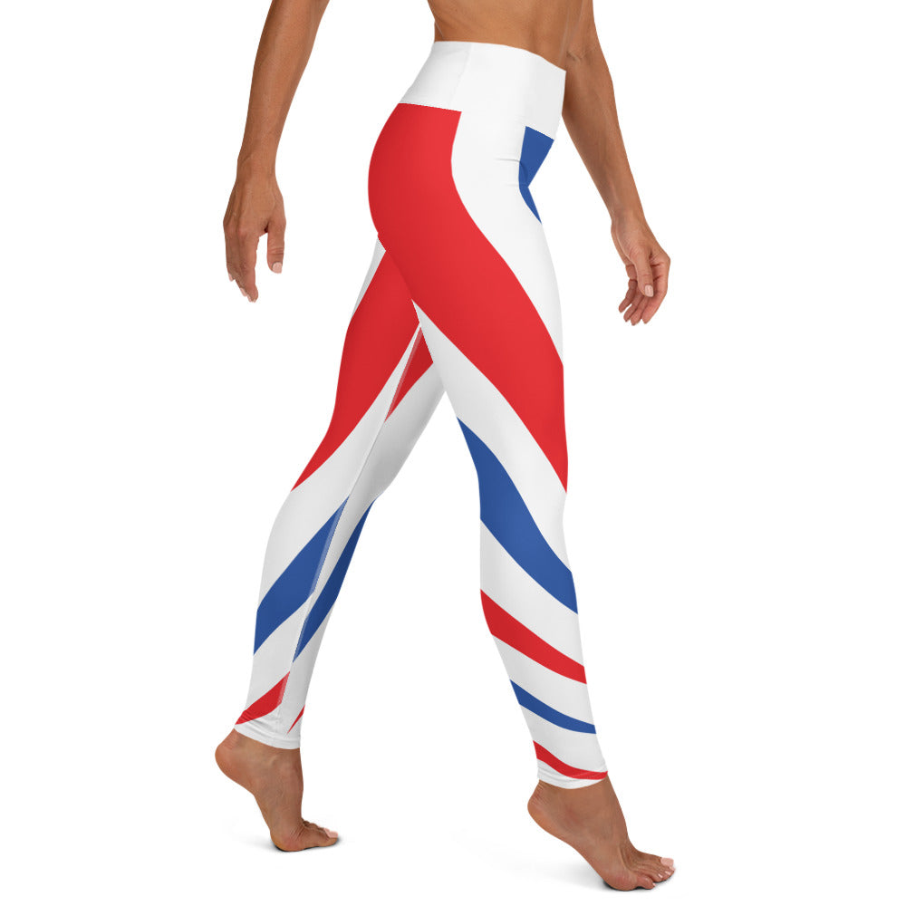 Red White & Boom Yoga Leggings