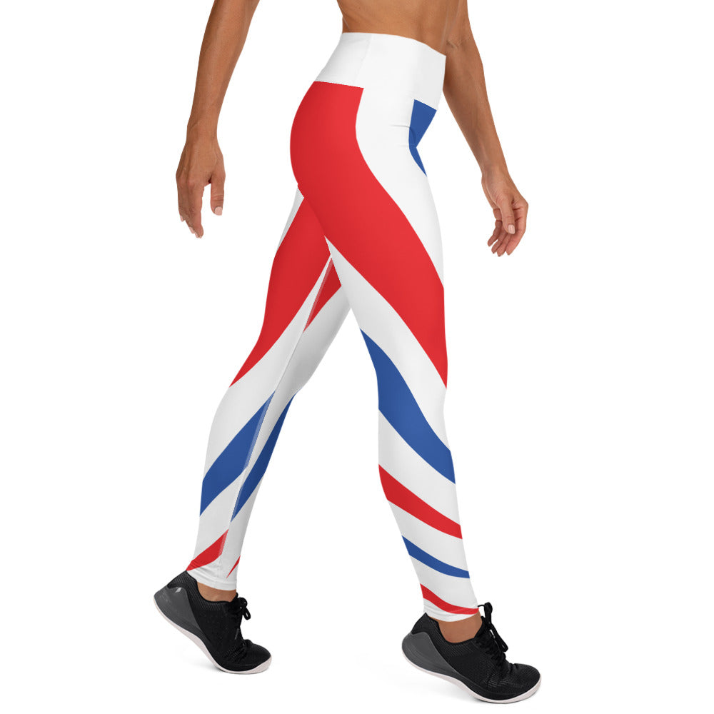 Red White & Boom Yoga Leggings