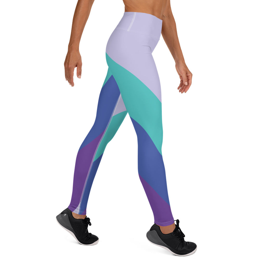 Summer Evening Sky Yoga Leggings