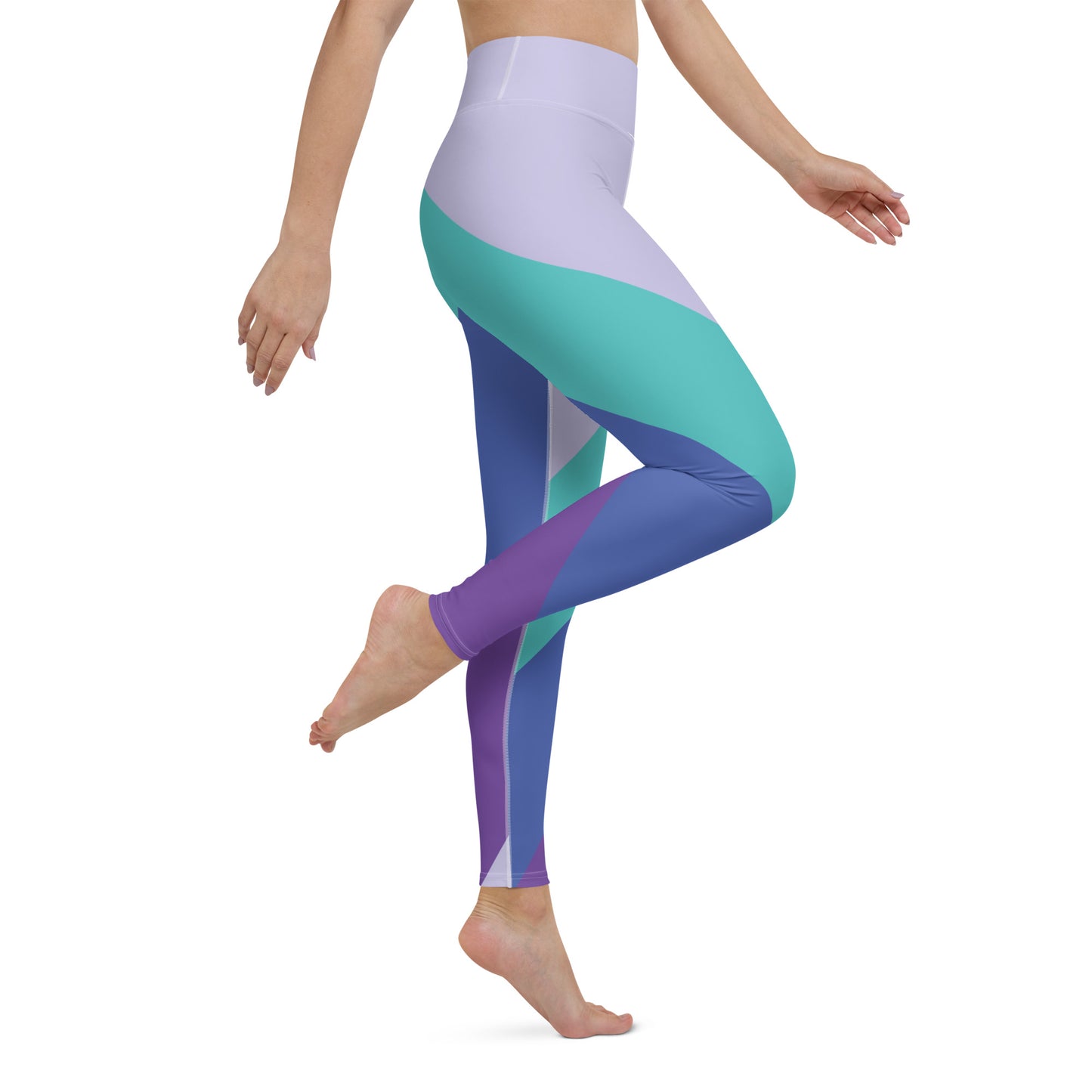 Summer Evening Sky Yoga Leggings