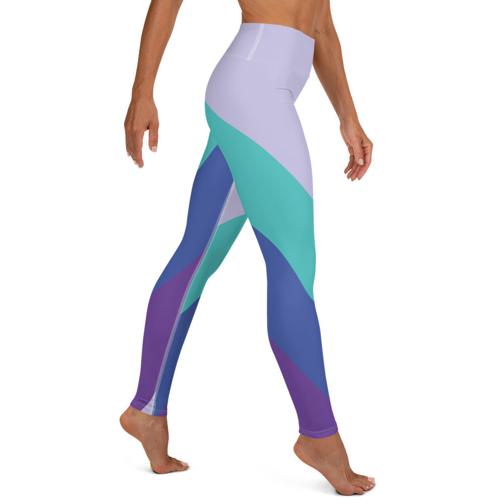 Summer Evening Sky Yoga Leggings