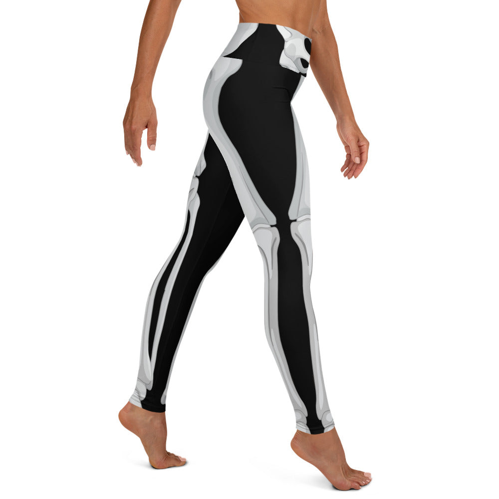 Skeleton Costume Yoga Leggings