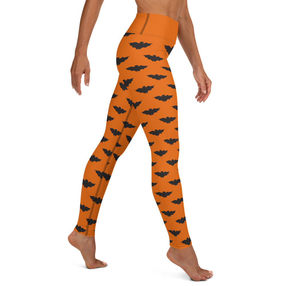 Orange You Batty Yoga Leggings