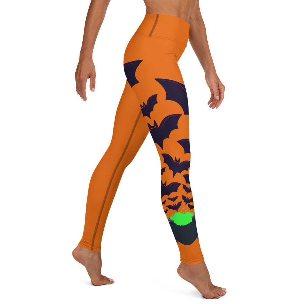 Big Flying Bats Yoga Leggings