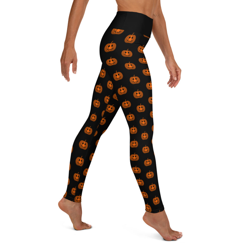 Happy Pumpkins Yoga Leggings