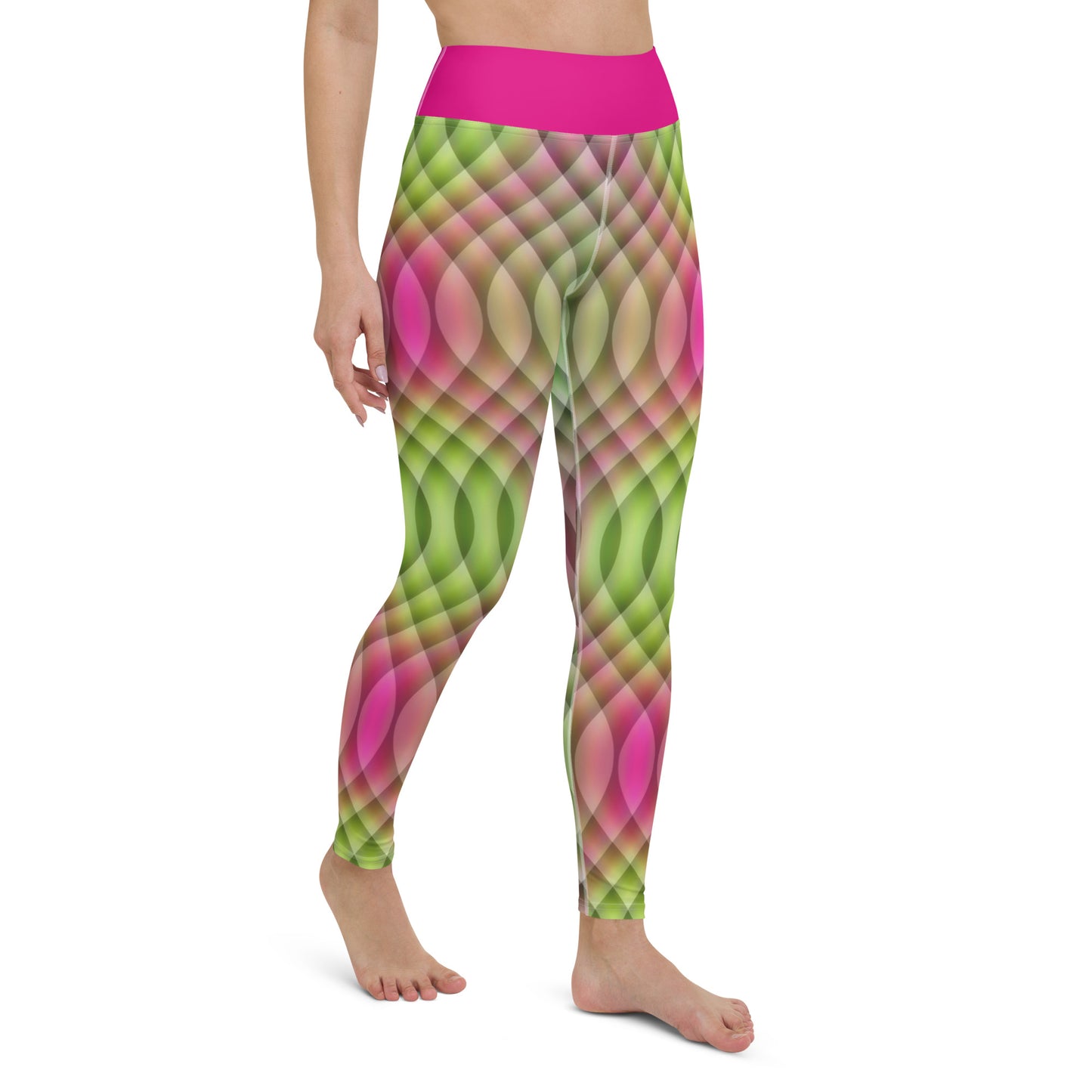 Watermelon Kaleidoscope Yoga Leggings