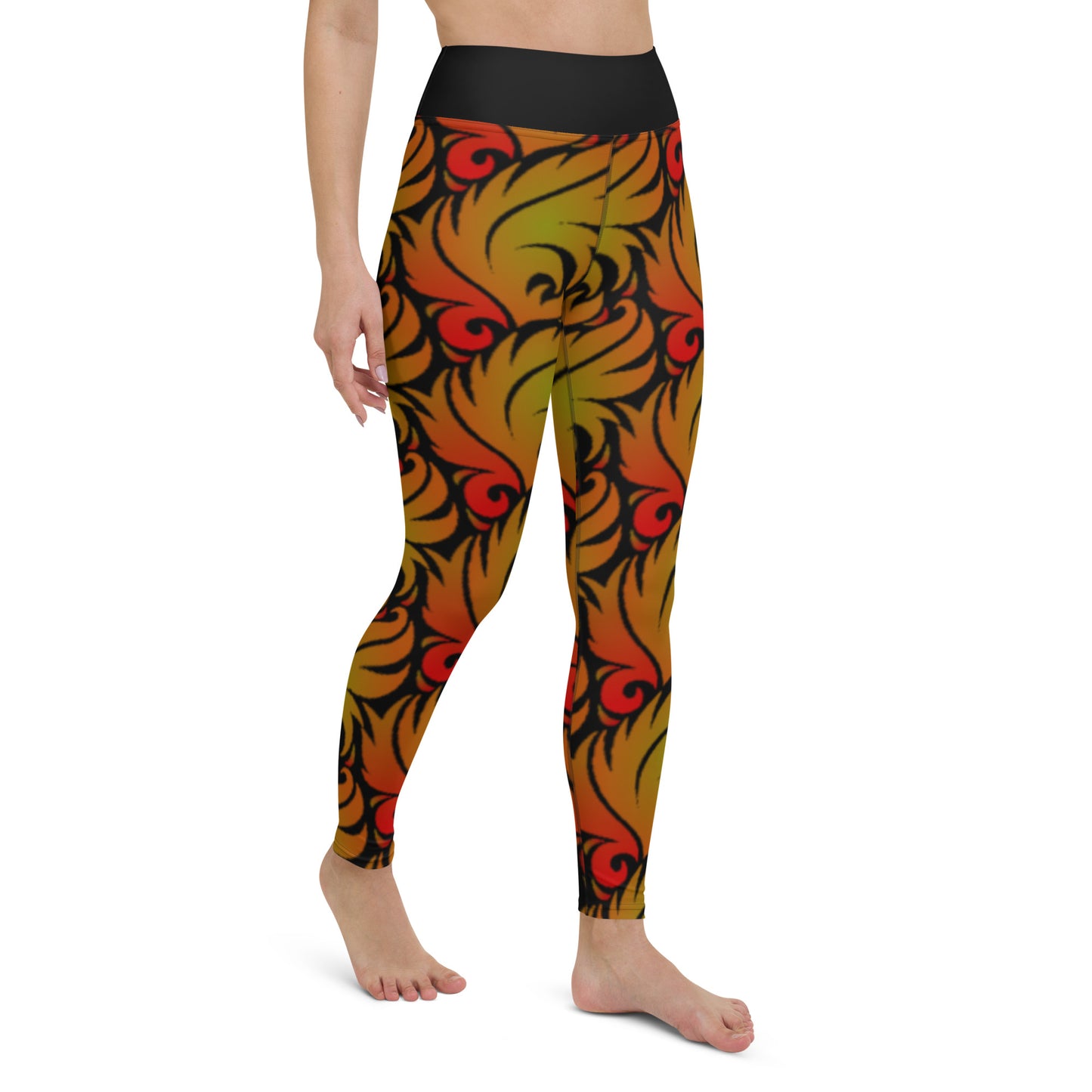 Eerily Floral Yoga Leggings