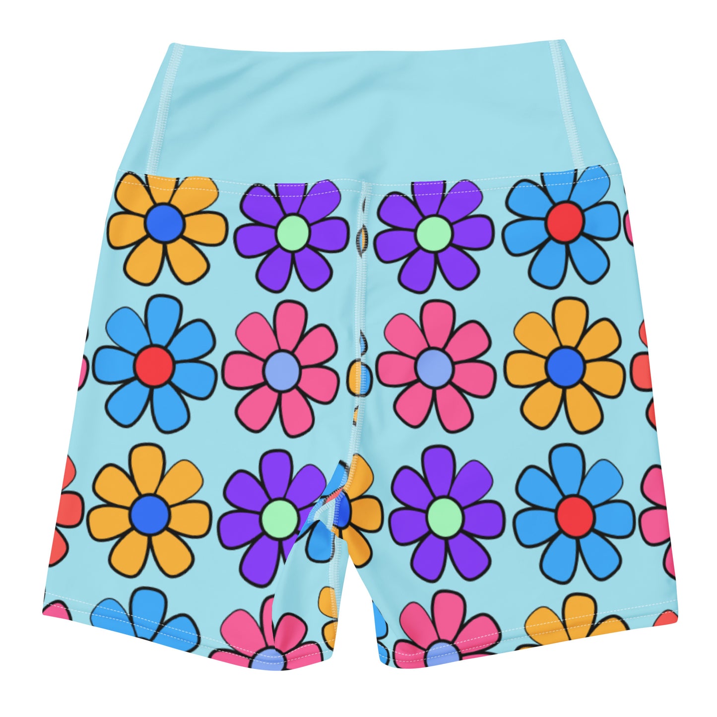 Dazzling Daisies Yoga Shorts