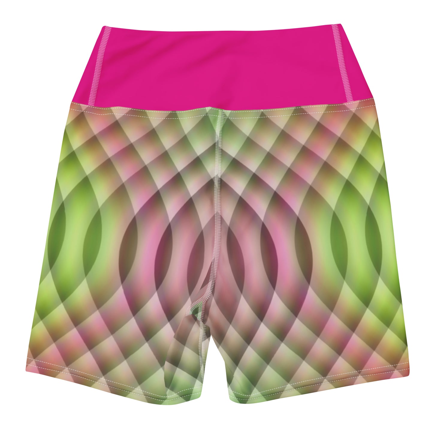 Watermelon Kaleidoscope Yoga Shorts