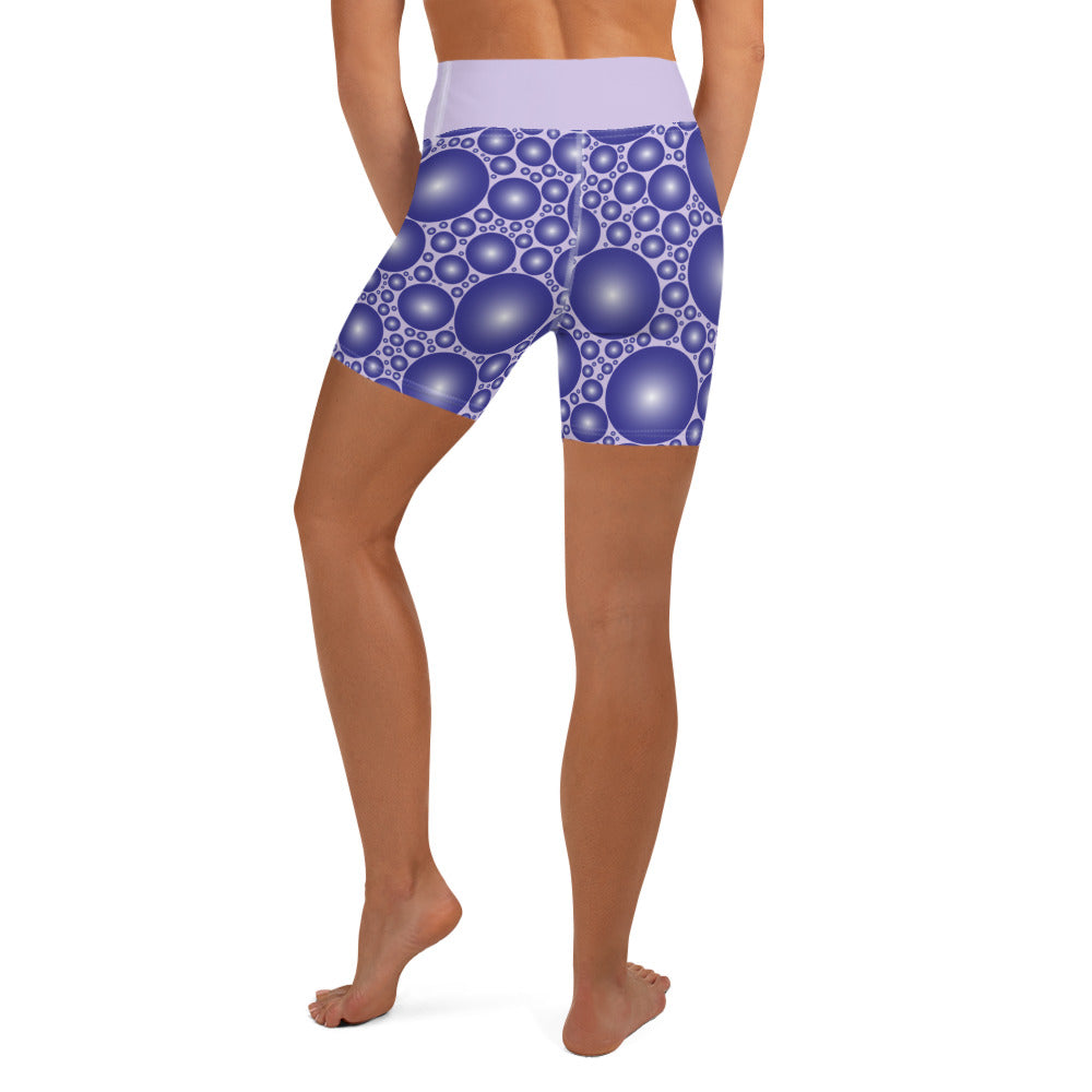 Grape Soda Yoga Shorts