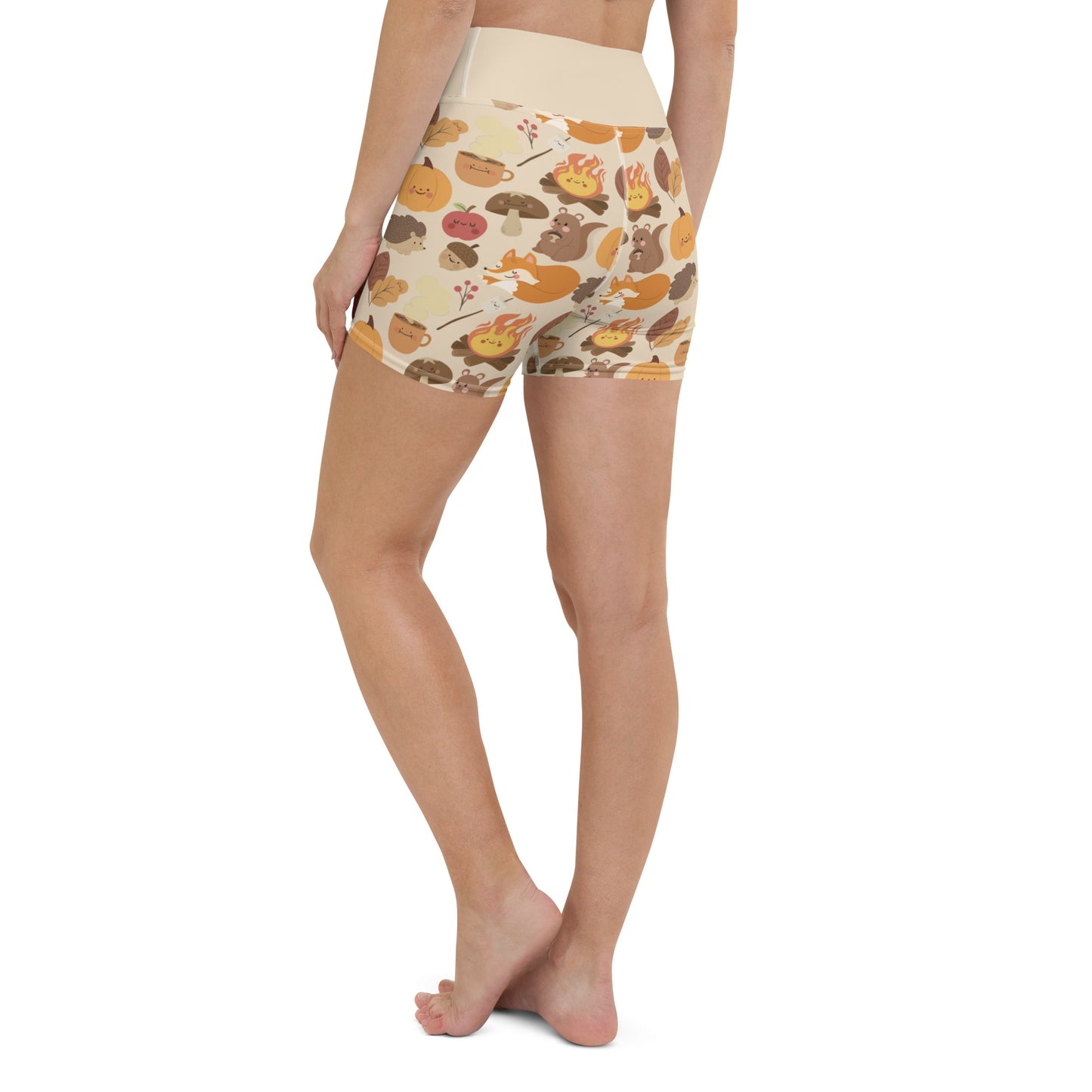 Fall Fun Yoga Shorts