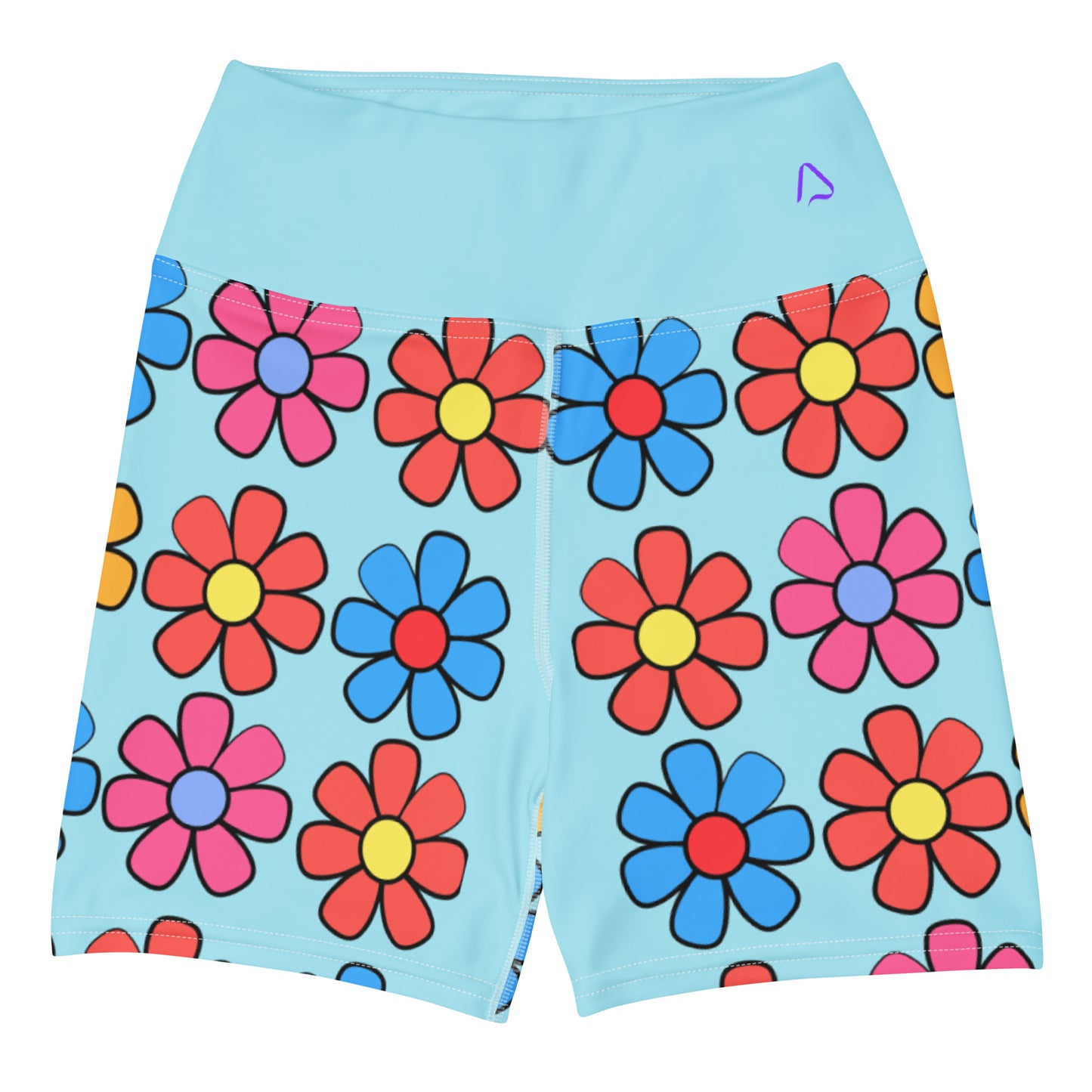 Dazzling Daisies Yoga Shorts