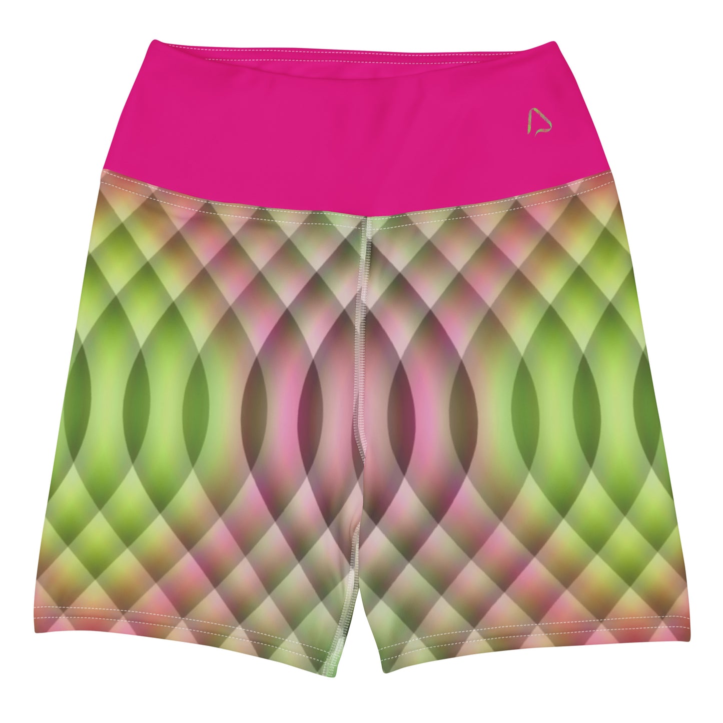 Watermelon Kaleidoscope Yoga Shorts