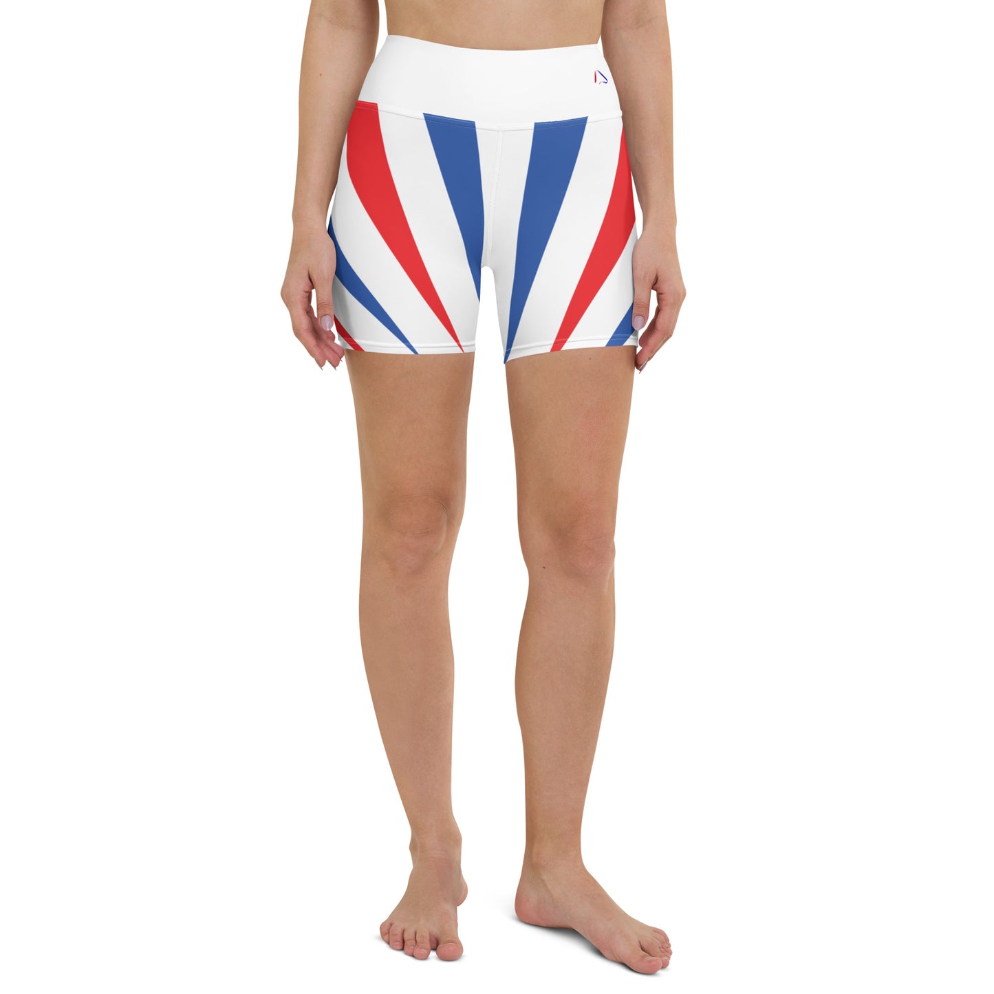 Red White & Boom Yoga Shorts