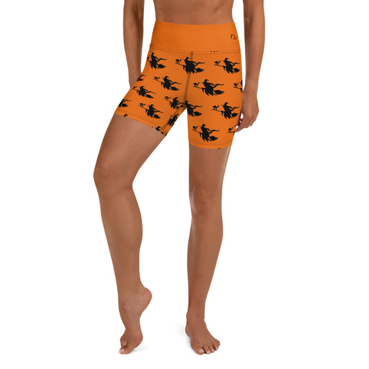 Witch's Broom Yoga Shorts