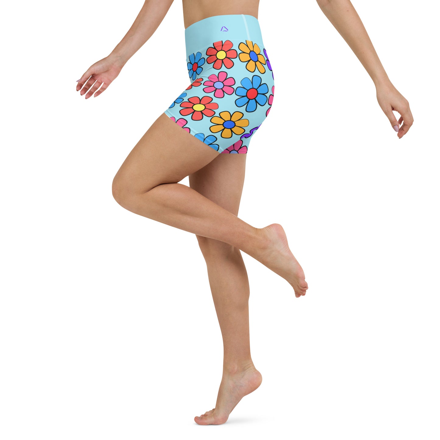 Dazzling Daisies Yoga Shorts