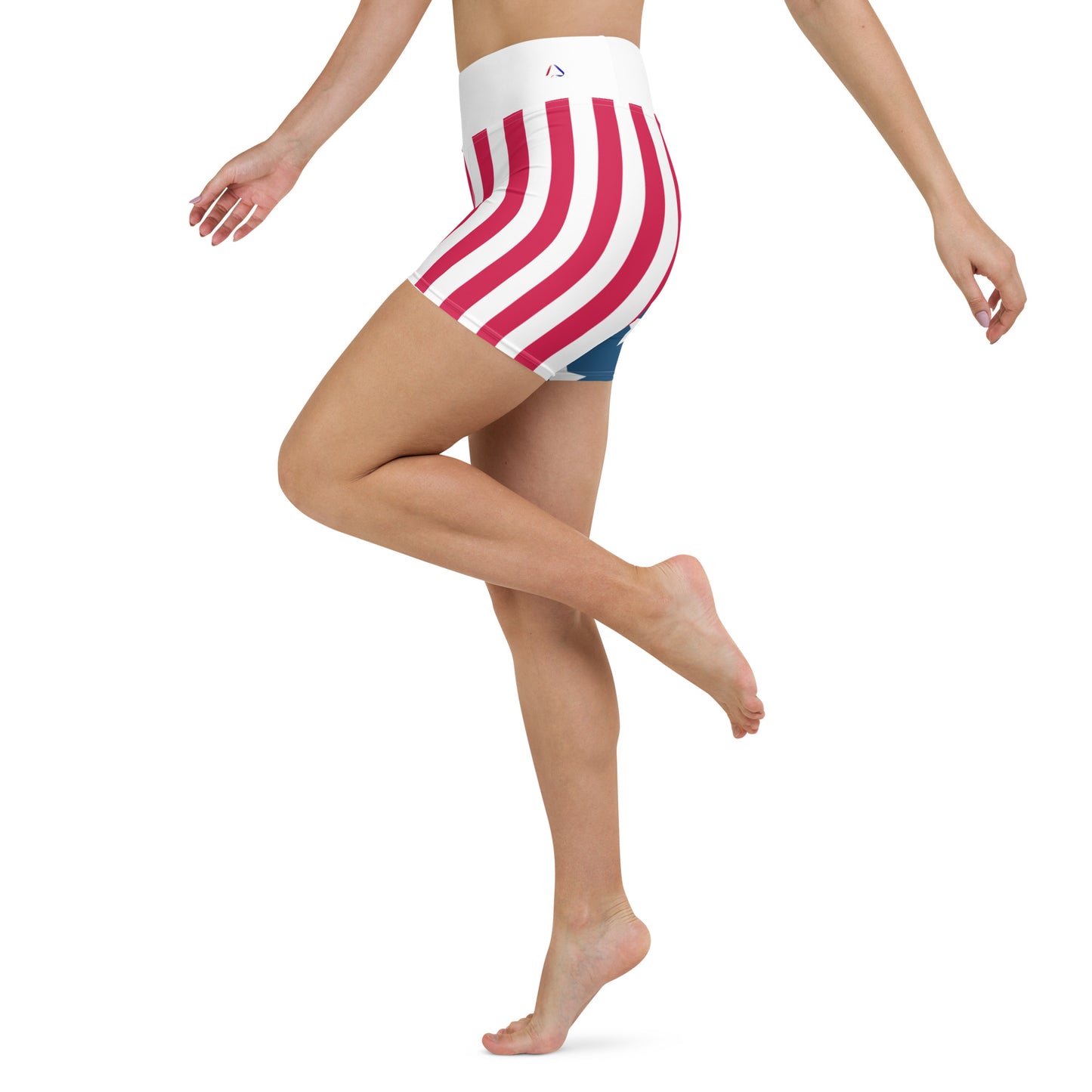 Starts & Stripes Yoga Shorts