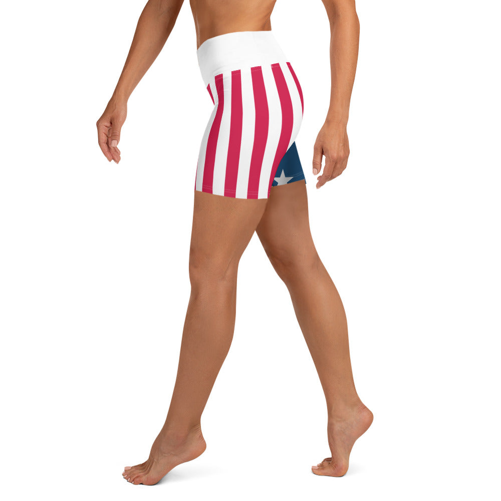 Starts & Stripes Yoga Shorts