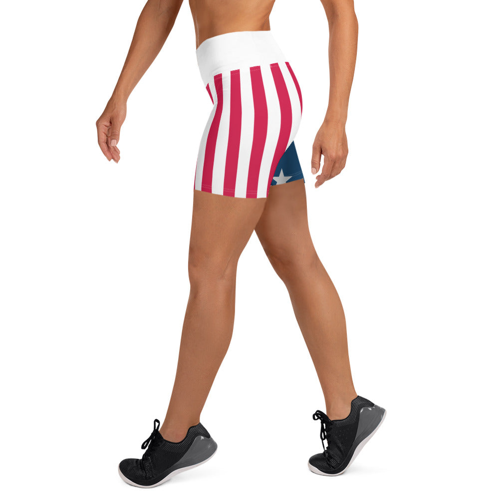 Starts & Stripes Yoga Shorts