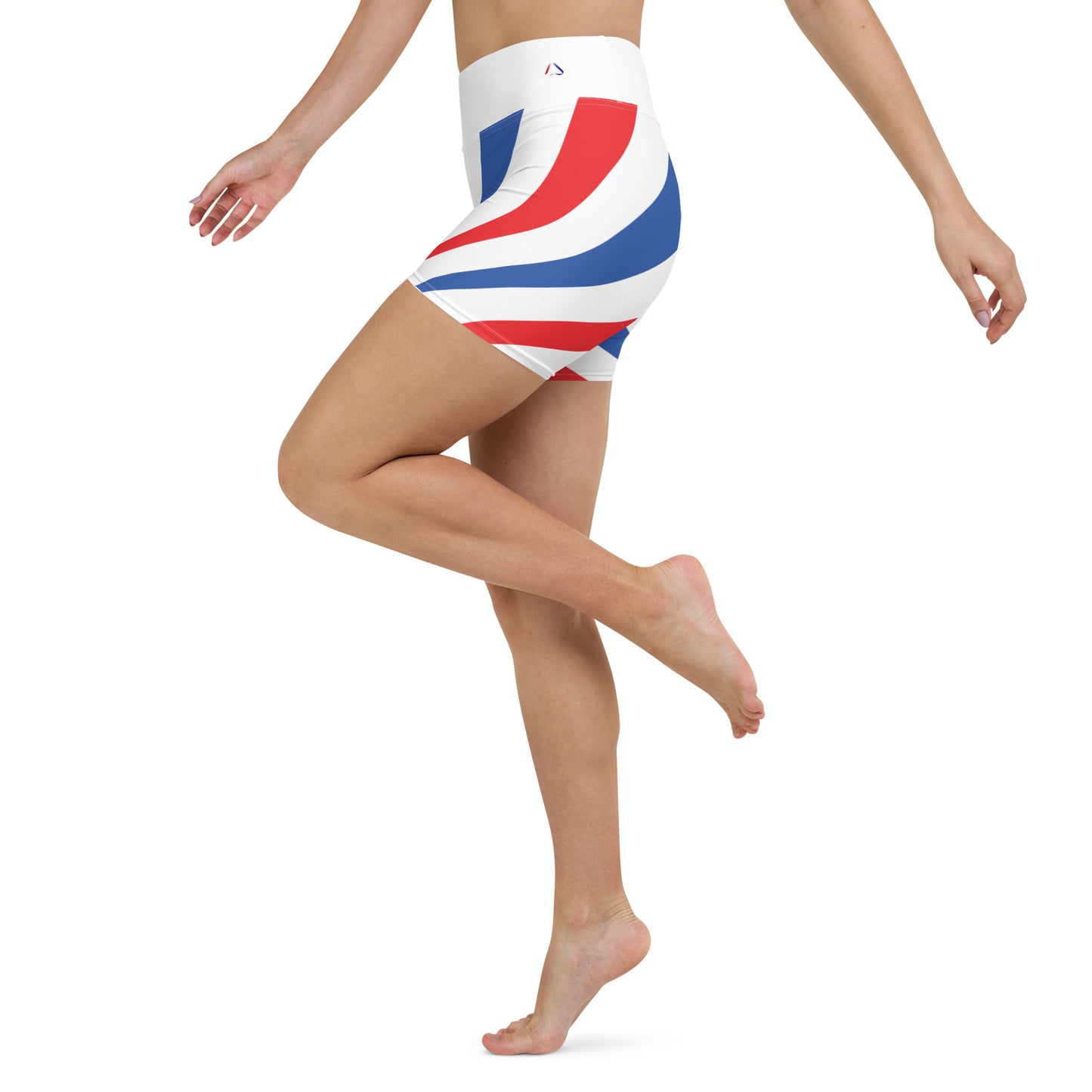 Red White & Boom Yoga Shorts