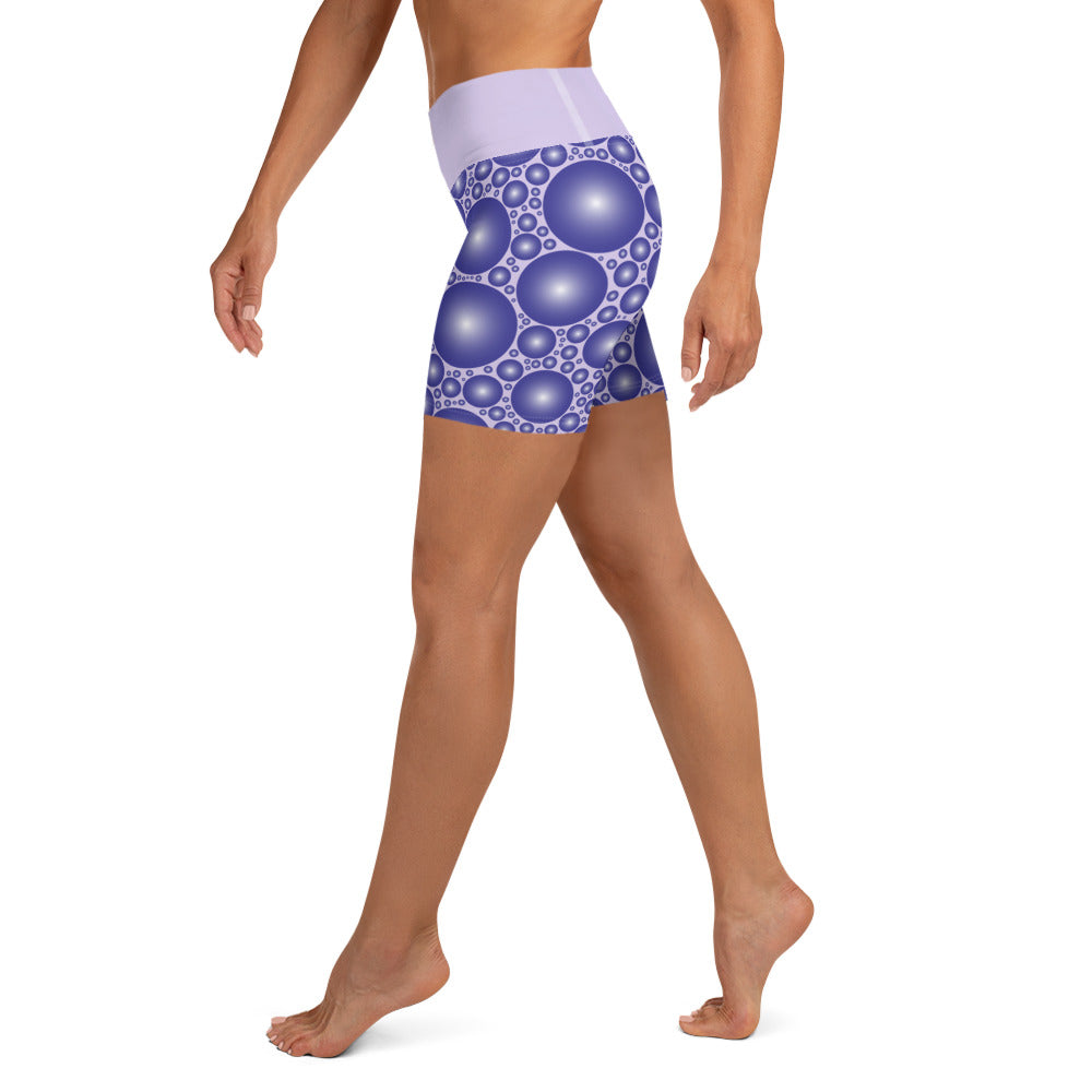 Grape Soda Yoga Shorts