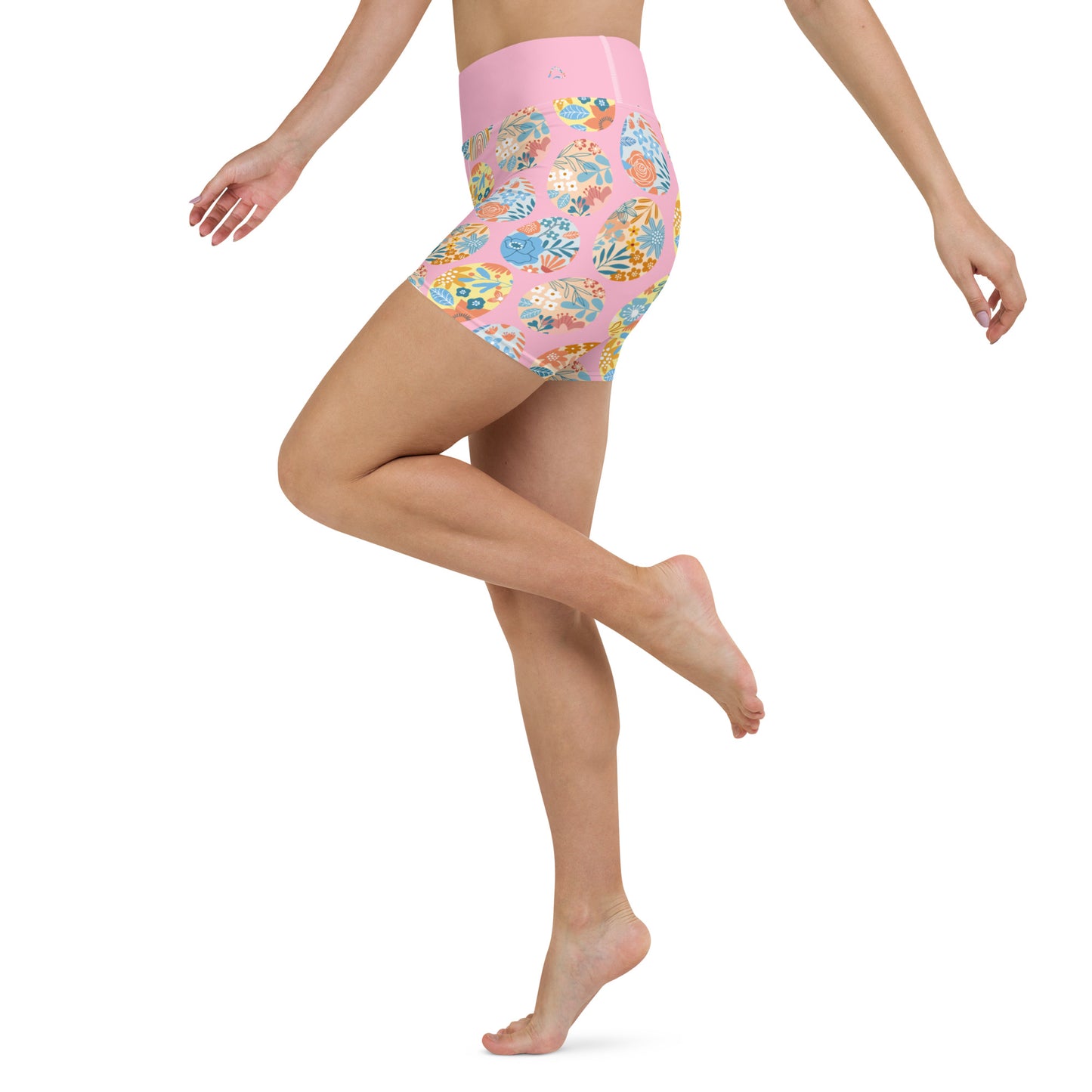 Easter Eggs Yoga Shorts