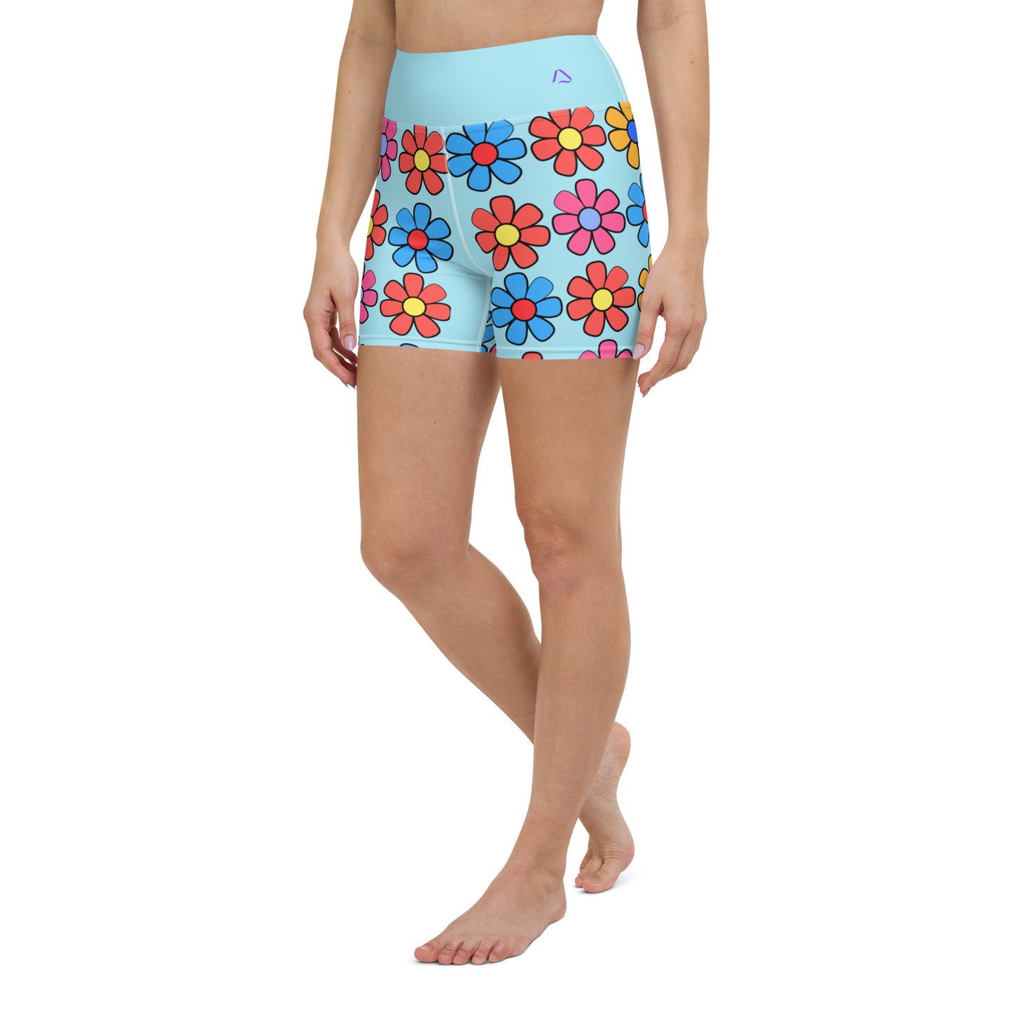 Dazzling Daisies Yoga Shorts