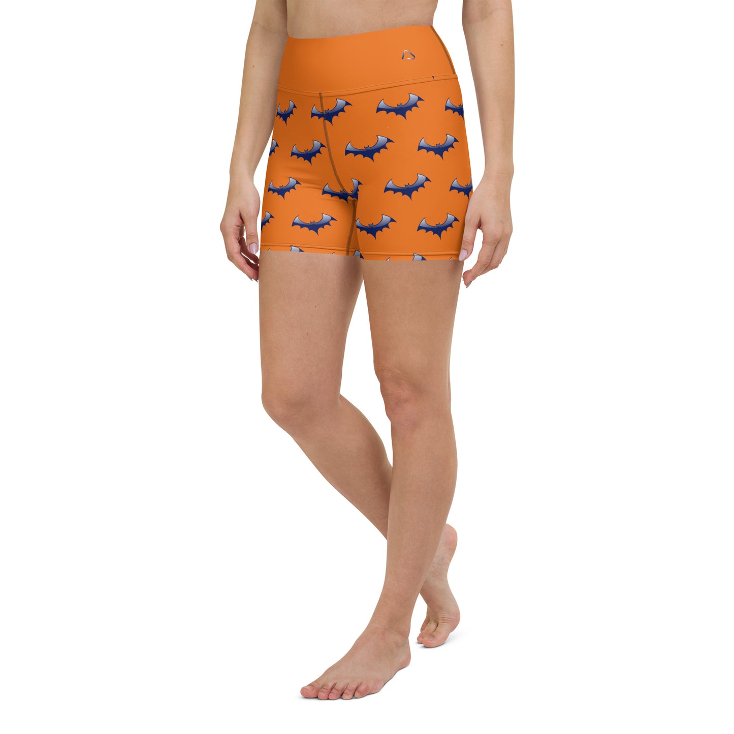 Cool Blue Bats Yoga Shorts