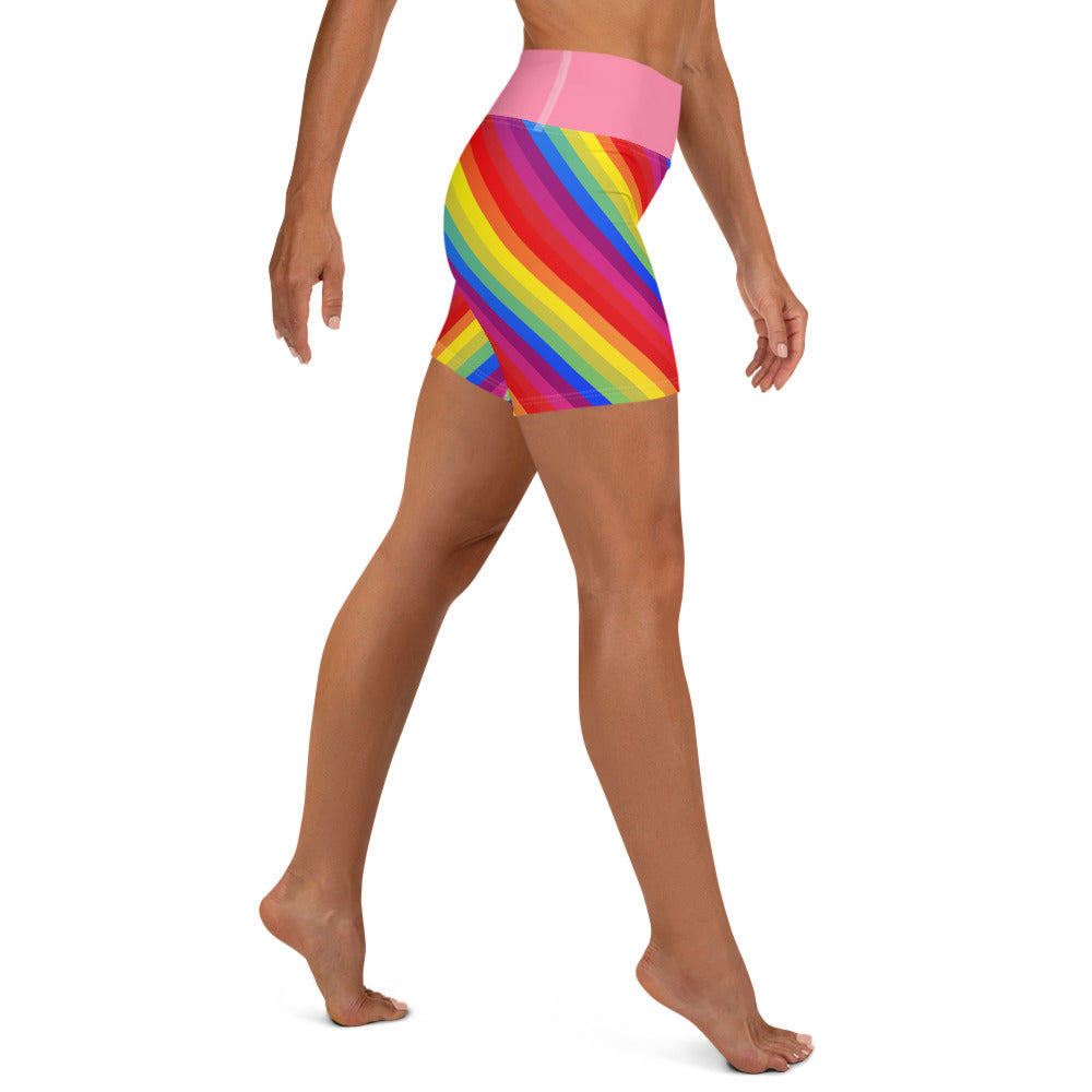 Candy Coated Yoga Shorts