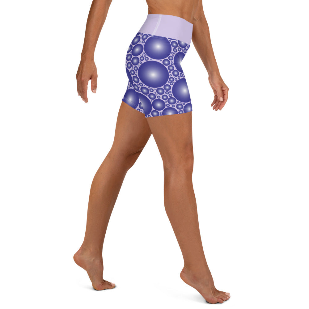 Grape Soda Yoga Shorts