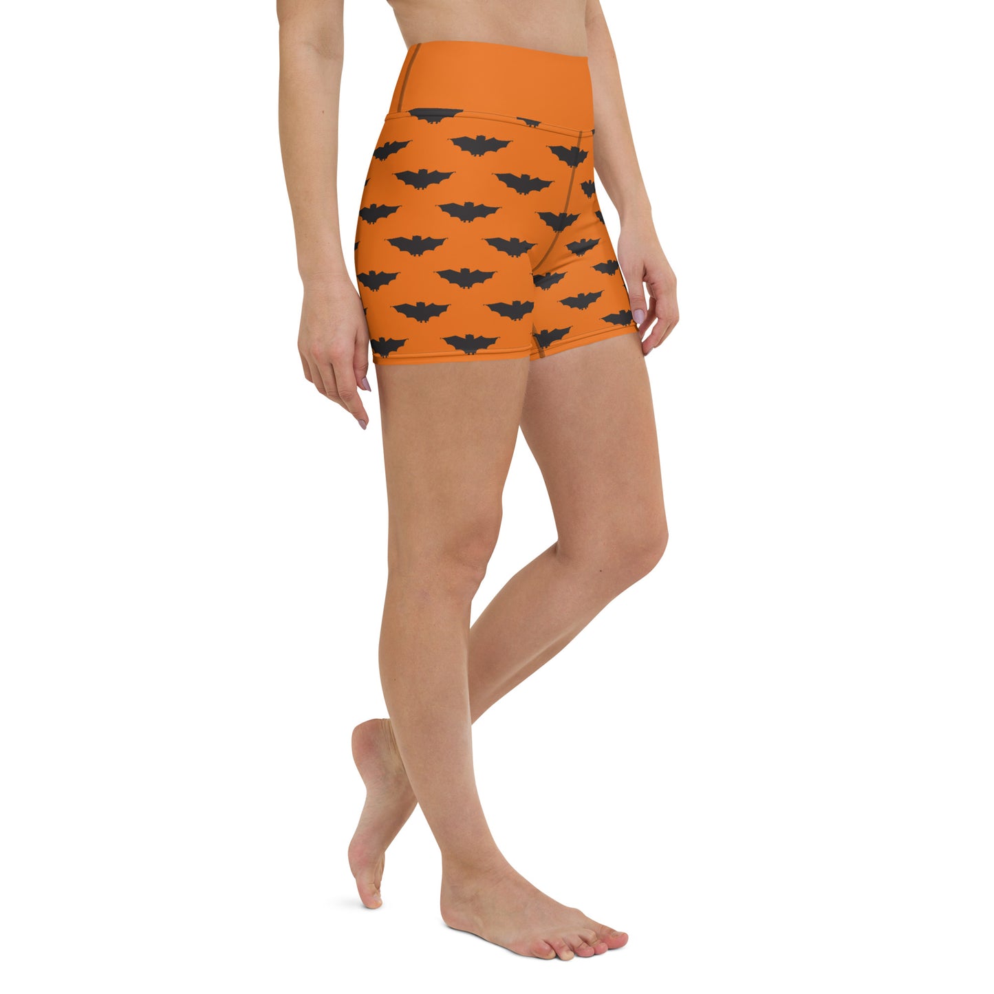 Orange You Batty Yoga Shorts