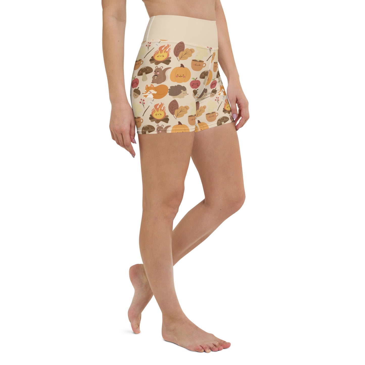 Fall Fun Yoga Shorts