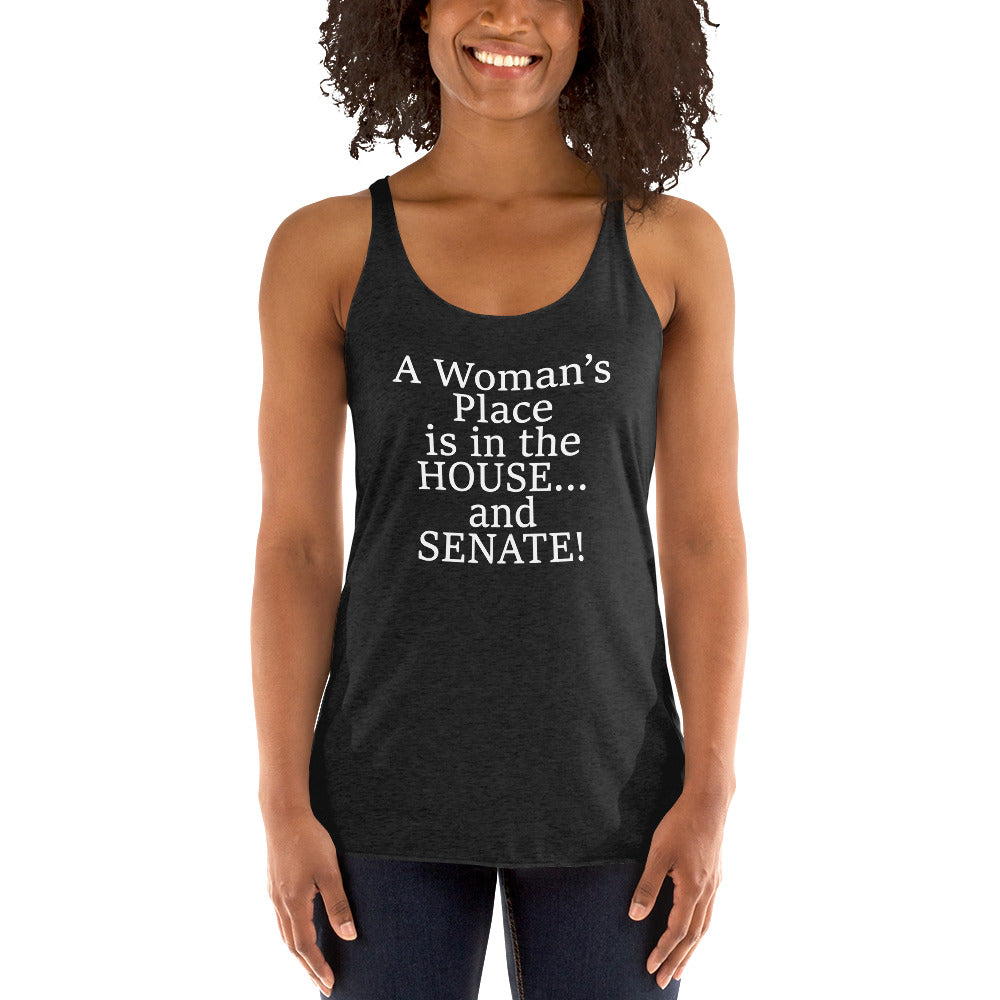 A Woman's Place Women's Racerback Tank