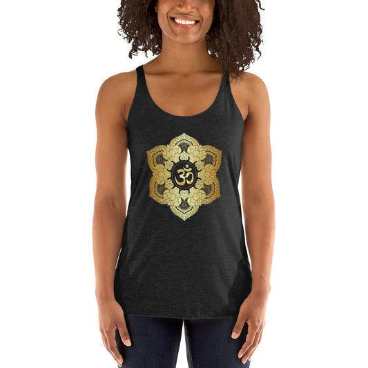 Golden Om Women's Racerback Tank