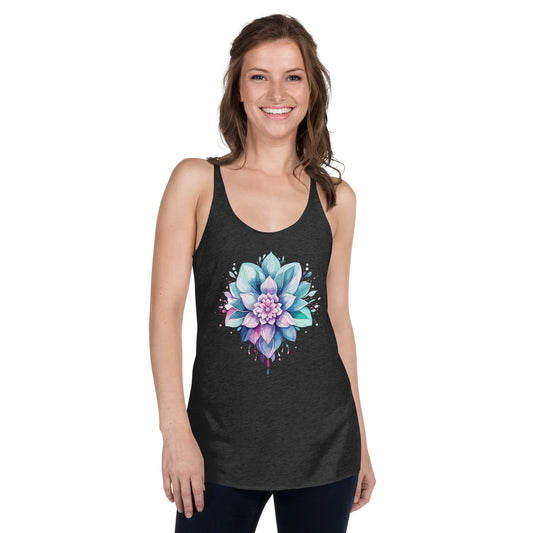 Floral Mandala Women's Racerback Tank