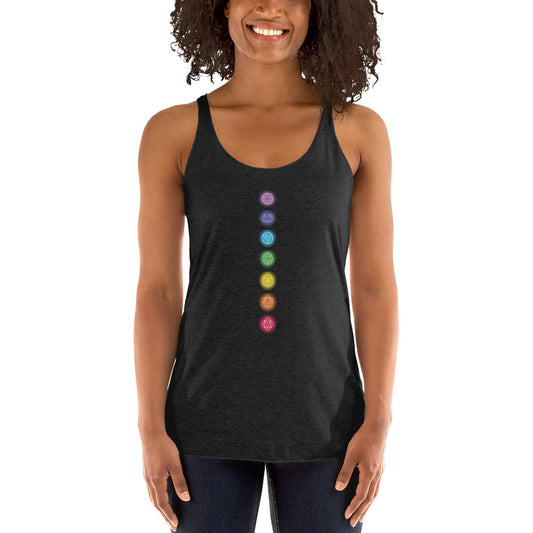 Vertical Chakra Women's Racerback Tank
